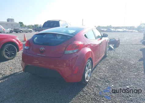 2013 Hyundai Veloster Base W/Gray z USA, uszkodzony, nr VIN KMHTC6ADXDU128703